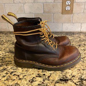 Dr. Marten's 1460 Crazy Horse Leather Combat Lace Up Boots